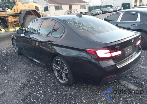 2022 BMW M550 I xDrive из США, поврежденный, VIN WBA13BK01NCH76521